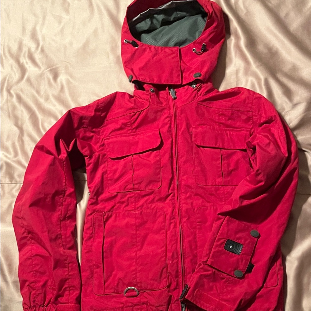 Volcom Vibrant Red Kids Raincoat